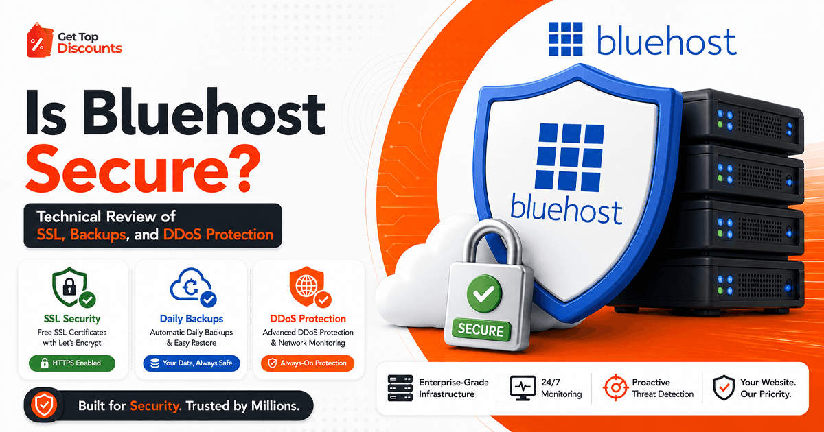 Is Bluehost Secure? Technical Review of SSL, Backups, and DDoS Protection
