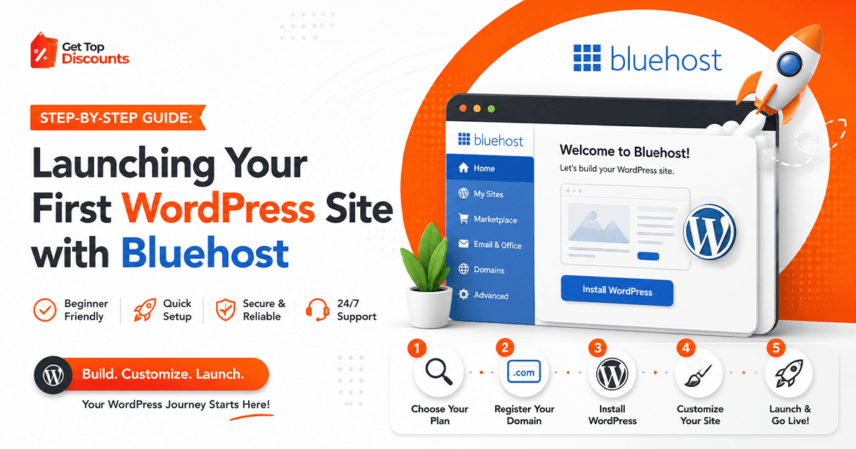 Step-by-Step Guide: Launching Your First WordPress Site with Bluehost