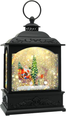 Holiday Sale: LED Christmas Snow Globe Lantern with Music