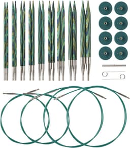 Knit Picks Options Caspian Wood Interchangeable Knitting Needle Set – US 4–11