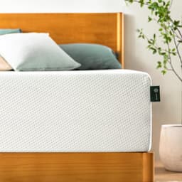 ZINUS 12" Queen Green Tea Memory Foam Mattress – Medium Firm, Fiberglass-Free, Zoned Support, Certified Safe